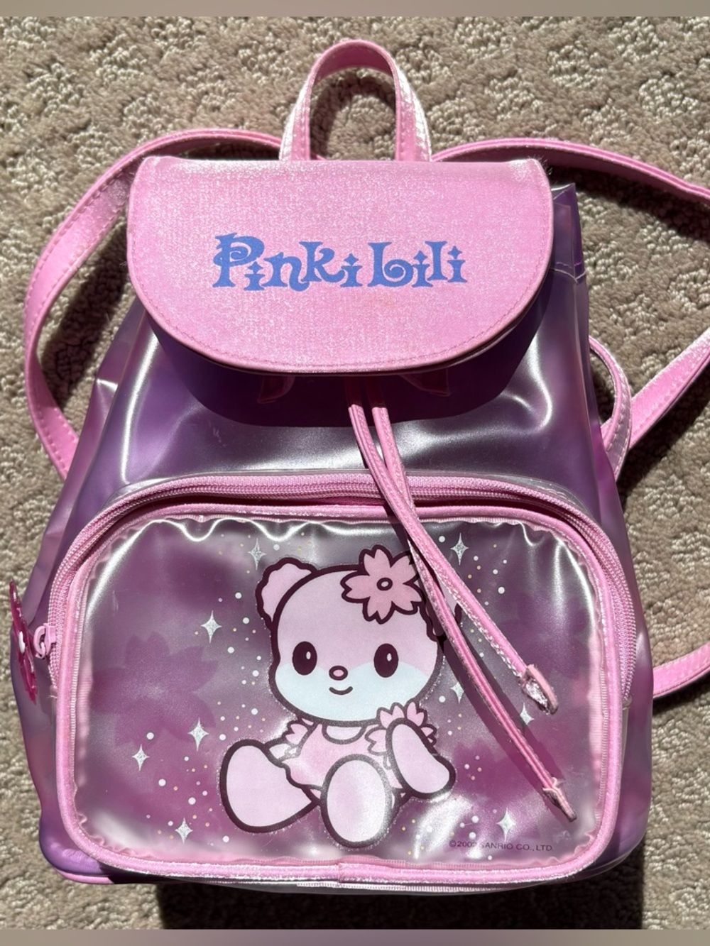 Vintage RARE Pinki Lili Mini Backpack 2002 Sanrio Hello Kitty - Picture 5 of 11